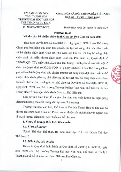 Thông b&aacute;o nhu cầu bổ nhiệm Gi&aacute;o sư, Ph&oacute; Gi&aacute;o sư năm 2024_0001_001.png